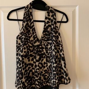 Leith Leopard Halter Tank